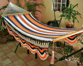 NEW Luxury Hammock One Person Hand Made Ecuador Bed Cotton Single Choose Colour 