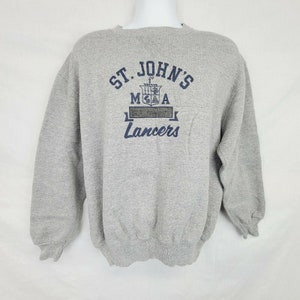 Vtg St John&#39;s University Lancers Russell Athletic Sweatshirt Size XL Mens