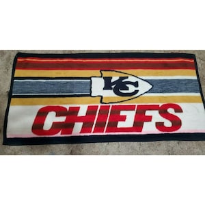 Rylex by San Marcos Throw Blanket Stadium Lap Kansas City Chiefs VTG