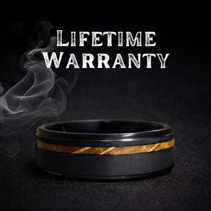 black whiskey barrel ring