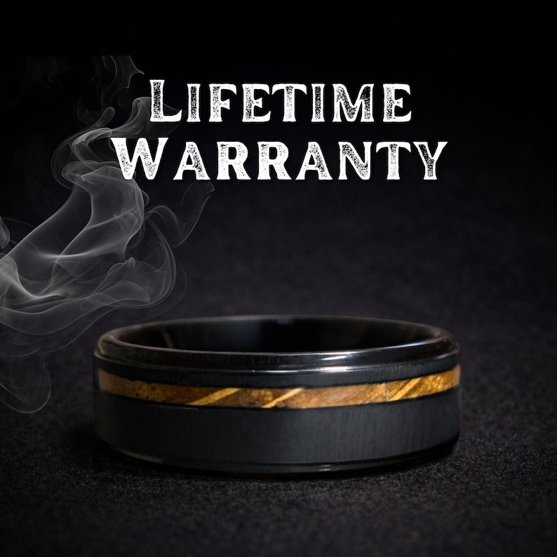 black whiskey barrel ring