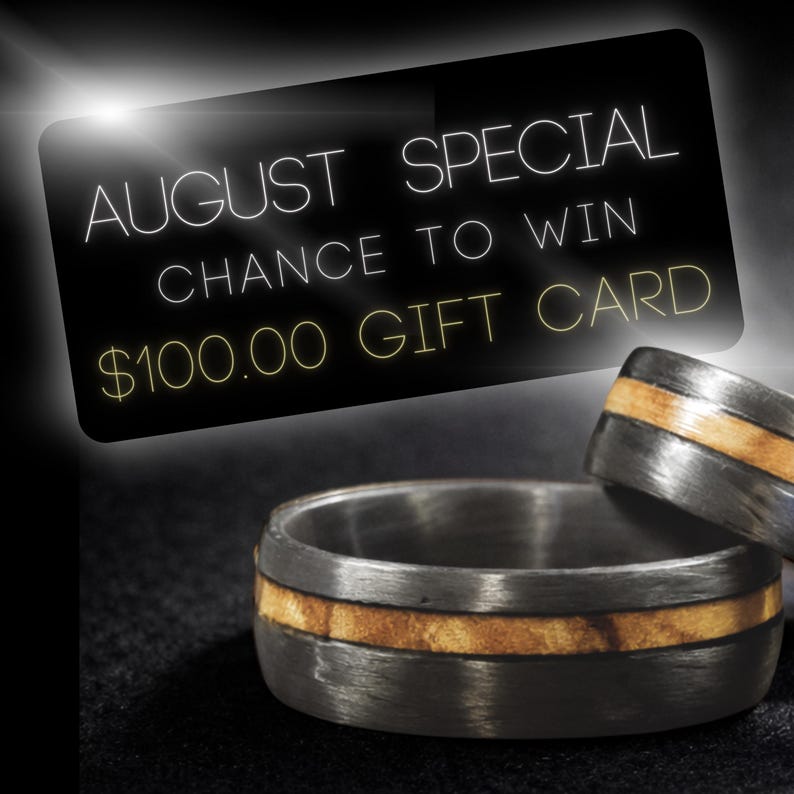 Carbon Fiber Whiskey Ring | Lightweight Black Mens Wedding Band image 5