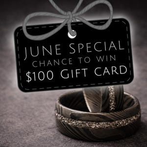 Damascus Steel Meteorite Ring, Handmade Wedding Band for Him image 5