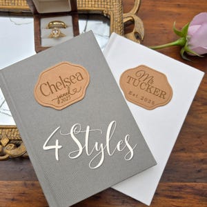 Customizable Vow Book for Wedding Personalized His and Hers Vow Books Timeless Romantic Keepsake or Wedding Gift with Hard Cover