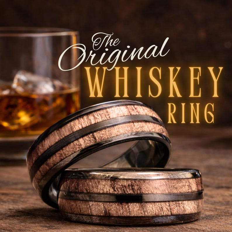 Jack daniels whiskey barrel ring