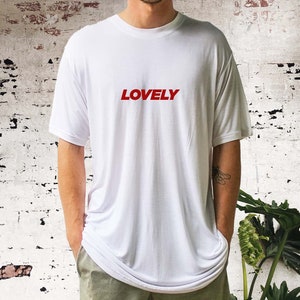 JOLI T-shirt en bambou, style artistique minimaliste, 100 % biologique, col rond, T-shirt confortable, tenue grunge, commerce équitable, éthique, T-shirt en bambou