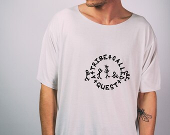 A TRIBE CALLED QUEST Bamboo T-shirt, Sustainable Scoop Neck Design, 100% Organic, Fair Trade, Vegan, Ethical, Hip Hop Tee