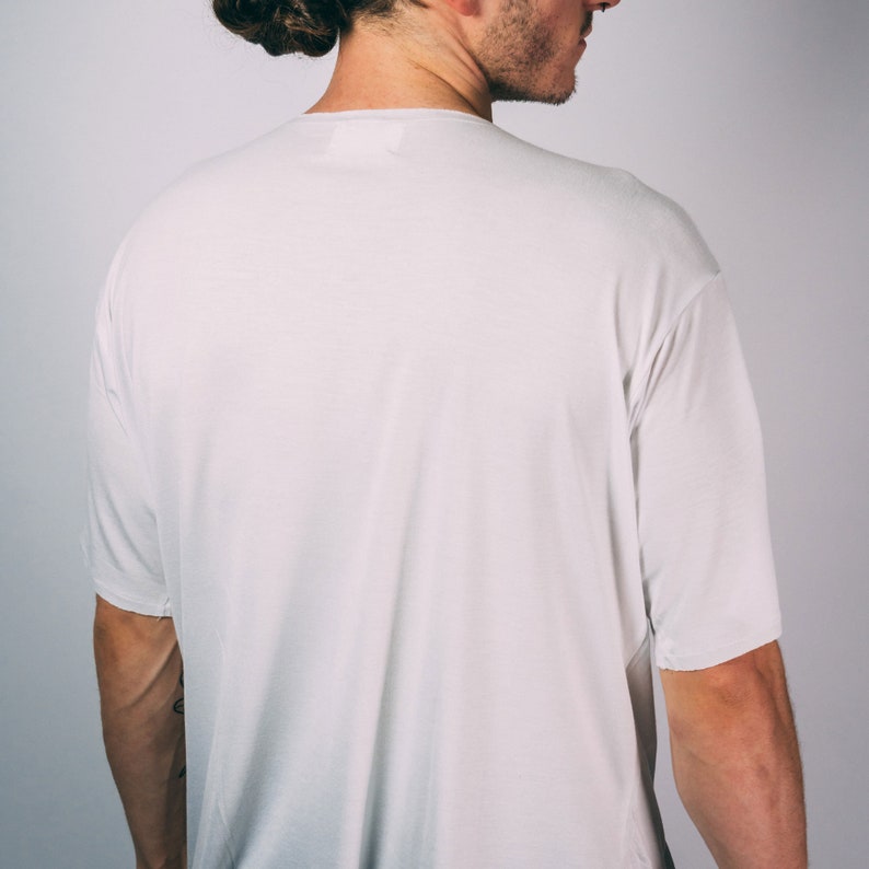 Bamboo T-shirt 100% Organic Sustainable Scoop Neck Fair image 8