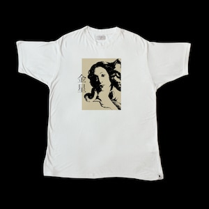 Camiseta con arte de bambú Kinboshi de 金星, cuello redondo orgánico y sustentable, comercio justo, camiseta apta para veganos