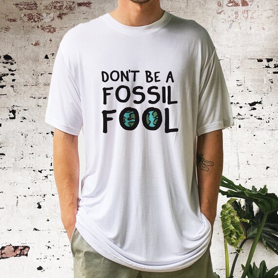 FOSSIL FOOL Shirt, 100% Organic Bamboo Fibres, Handmade