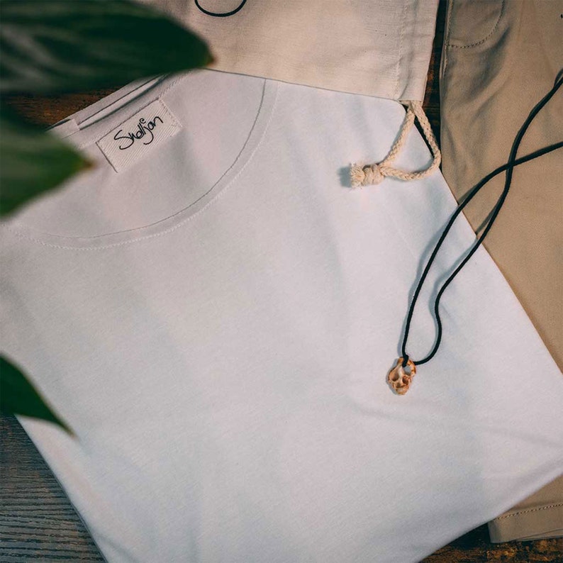 Bamboo T-shirt 100% Organic Sustainable Scoop Neck Fair image 10