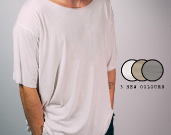 Bamboo T-shirt, 3 colours, 100% Organic, Sustainable Scoop Neck, Fair Trade, Vegan friendly, Breathable Tee