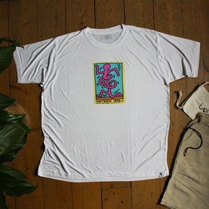 Keith Haring Vintage Jazz Festival Bamboo Tshirt, 100% Organic Fibres ...