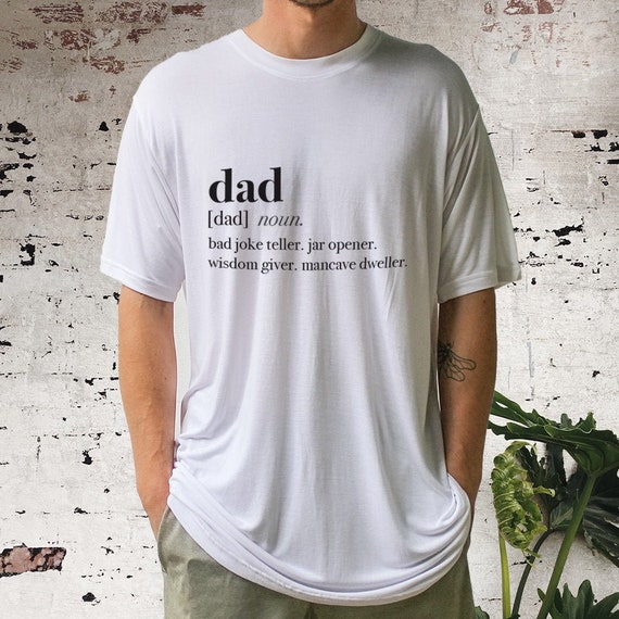 DAD Dictionary Definition Fathers Day T-shirt, 100% Eco-friendly