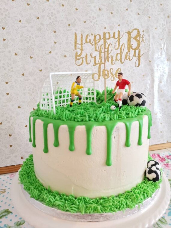 Happy 13th Birthday Cake Topper Etsy