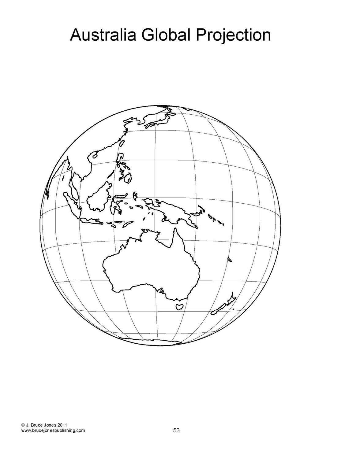 World Maps and Globes PDF Coloring Book Blank Outline Maps Etsy