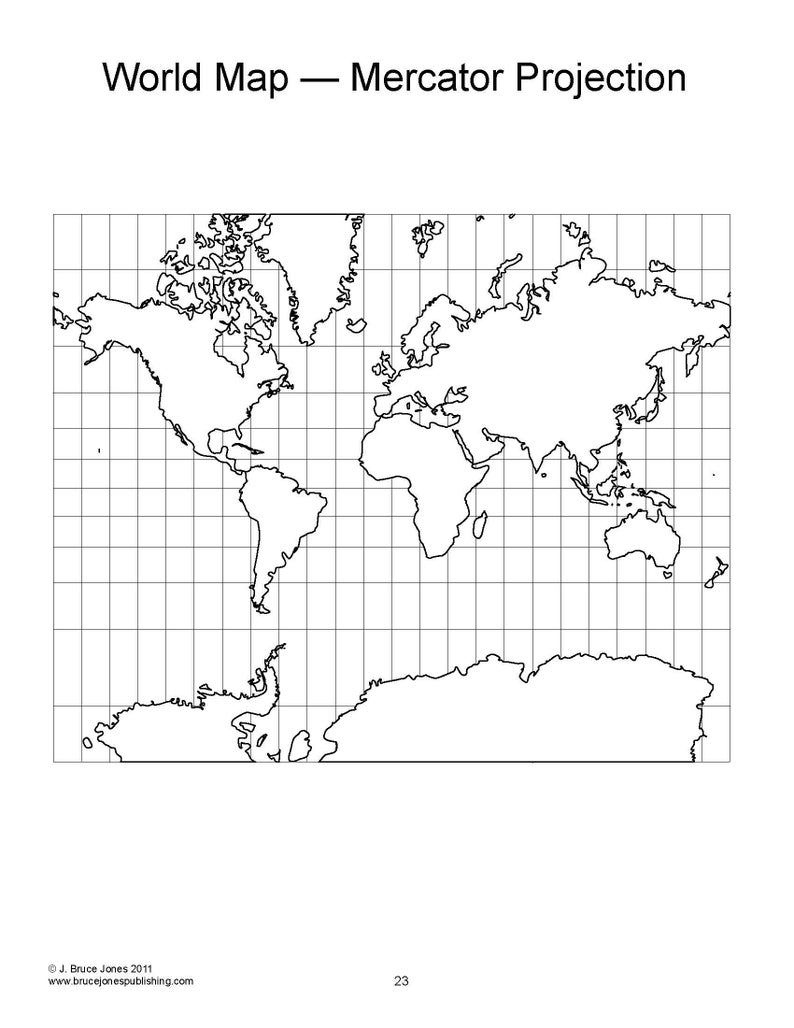 World Maps and Globes PDF Coloring Book Blank Outline Maps Etsy