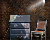 Steampunk Vintage Drop front Desk
