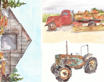 FARM - Roycycled treasures Decoupage Papers