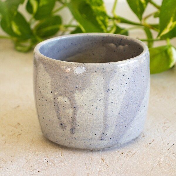 Handmade Ceramic Planter, Herb Planter Indoor, 30th Birthday Gift for Her, Small Planter, Pot With Drainage, Beautiful Pottery