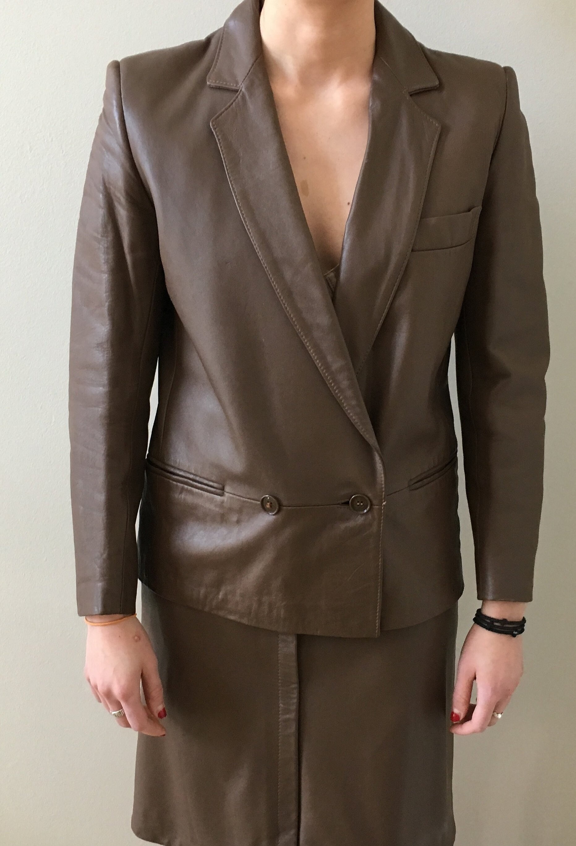 Florence leather jacket - Etsy 日本
