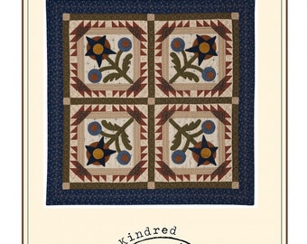 Gather Friends and Flowers Quilt Pattern