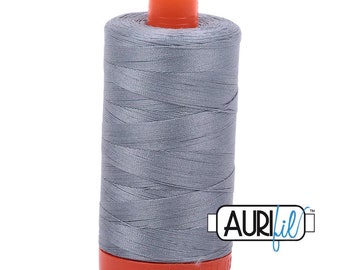 Aurifil 2610 Light Blue Grey 50wt 100% Cotton Large Spool