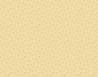 Honey Mini Floral R540399-Honey Marcus Fabrics Premium Cotton Fabrics by the yard Continuous from Toolbox Floral Collection