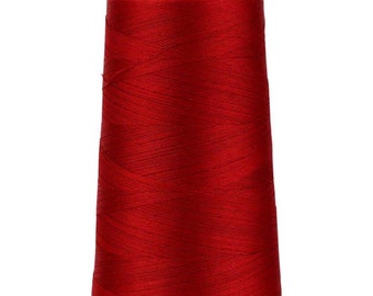 Signature Machine Quilting 100% Cotton 3000 Yards Cone Thread Cherry Color 479