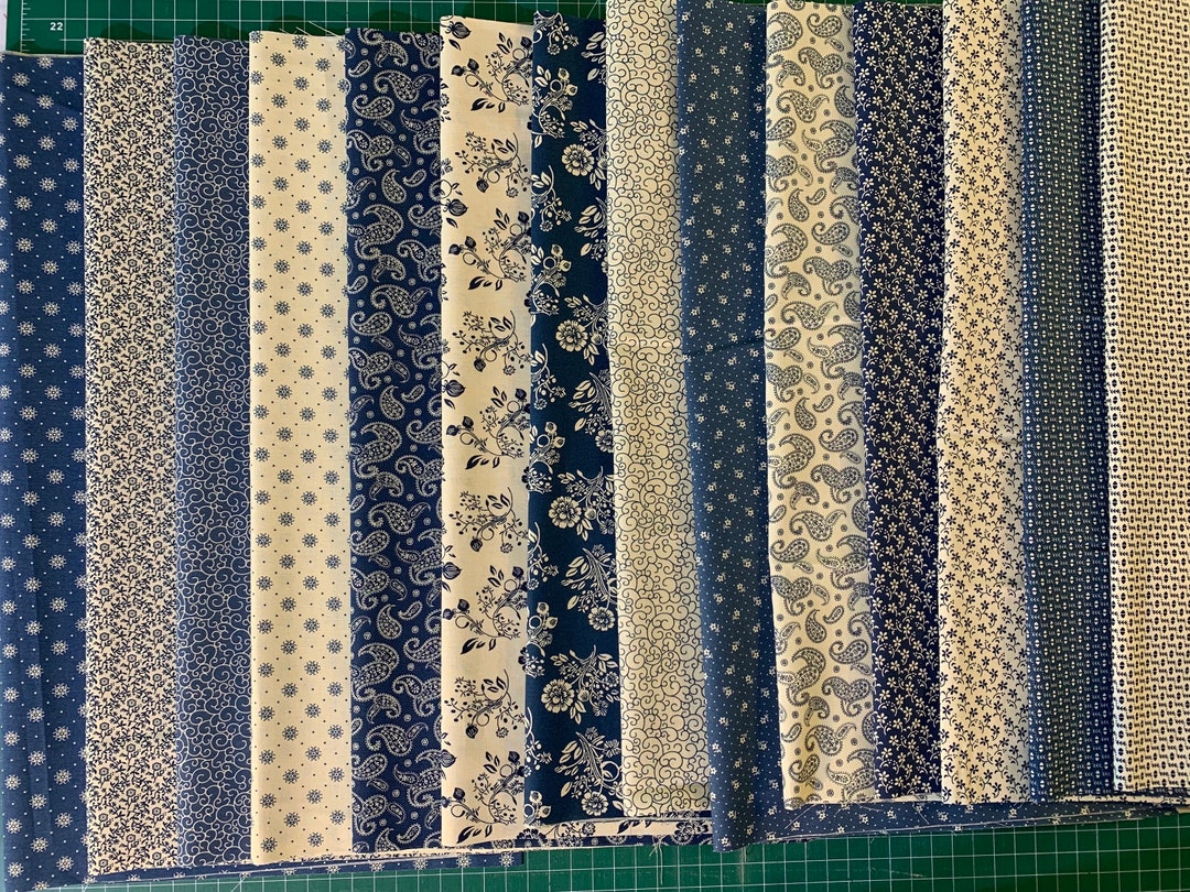 Lot De 5, 7 Ou 10 Fat Quarters En Coton Matelassé Haute Qualité Pour Patchwork Et Crafts
