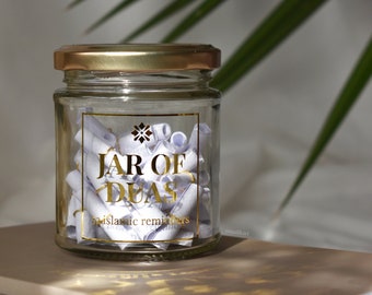 Jar of Duas | A Year of Islamic Reminders | Gift For Friendship Wedding Birthday Graduation Muslim Eid