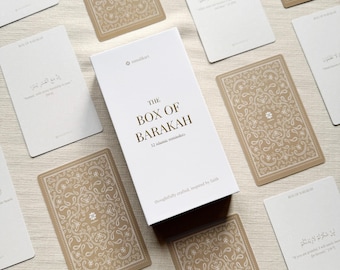 Box of Barakah | A Year of Islamic Reminders | Gift For Ramadan Eid Muslim Friendship Wedding Birthday Graduation