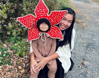 PATTERN: Crochet Headpiece, Crochet Costume  PDF Pattern, Size Newborn to Adult, Digital Download