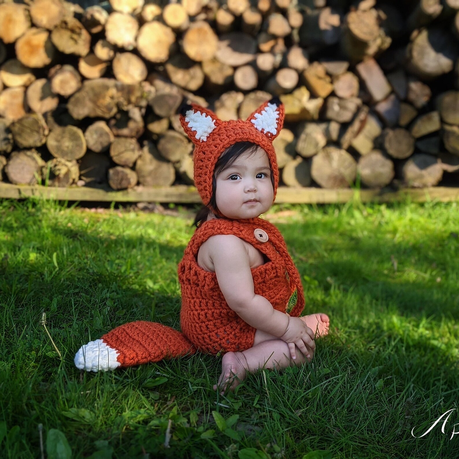 Baby Fox Costume Baby Fox Outfit First Halloween Costume Etsy