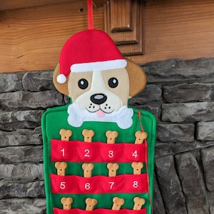 2024 Dog Puppy Advent Calendar For Dogs, Christmas Gifts For Kids, Holiday Decor, Holiday Home Decoration, Kids Nursery Decor, Dog Treats