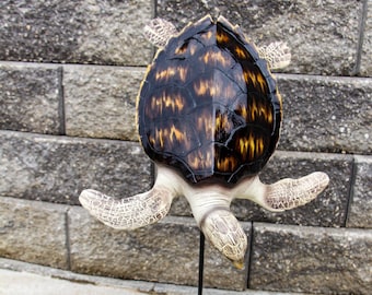 Turtle Statue Home Decor Figurine, Sea Turtle Figurine, Turtle Decor, Sea Turtle Decor, Beach Home, Beach Decor, Ocean Decor Hand Painted