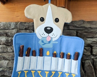 2022 Hanuka Puppy Advent Calendar For Dogs, Hanukkah  Gifts For Kids, Holiday Decor, Holiday Home Decoration, Kids Nursery Decor, Dog Treats