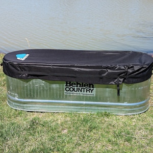 Polar Protector Stock Tank Cover Ice Water Therapy Ice Bath Cover Waterproof Rip Proof Tough Fits 2 X 2 X 6 Galvanized Keeps Tanks Clean