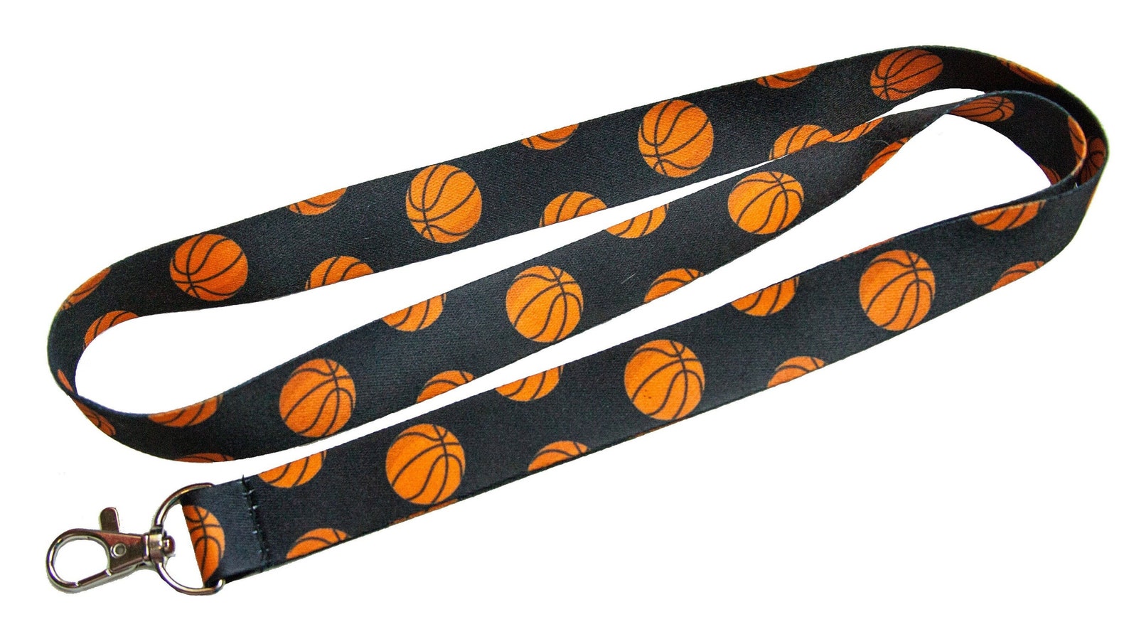 Basketball Lanyards ID Wallet Badge Key Holder Keychain Cotton Etsy