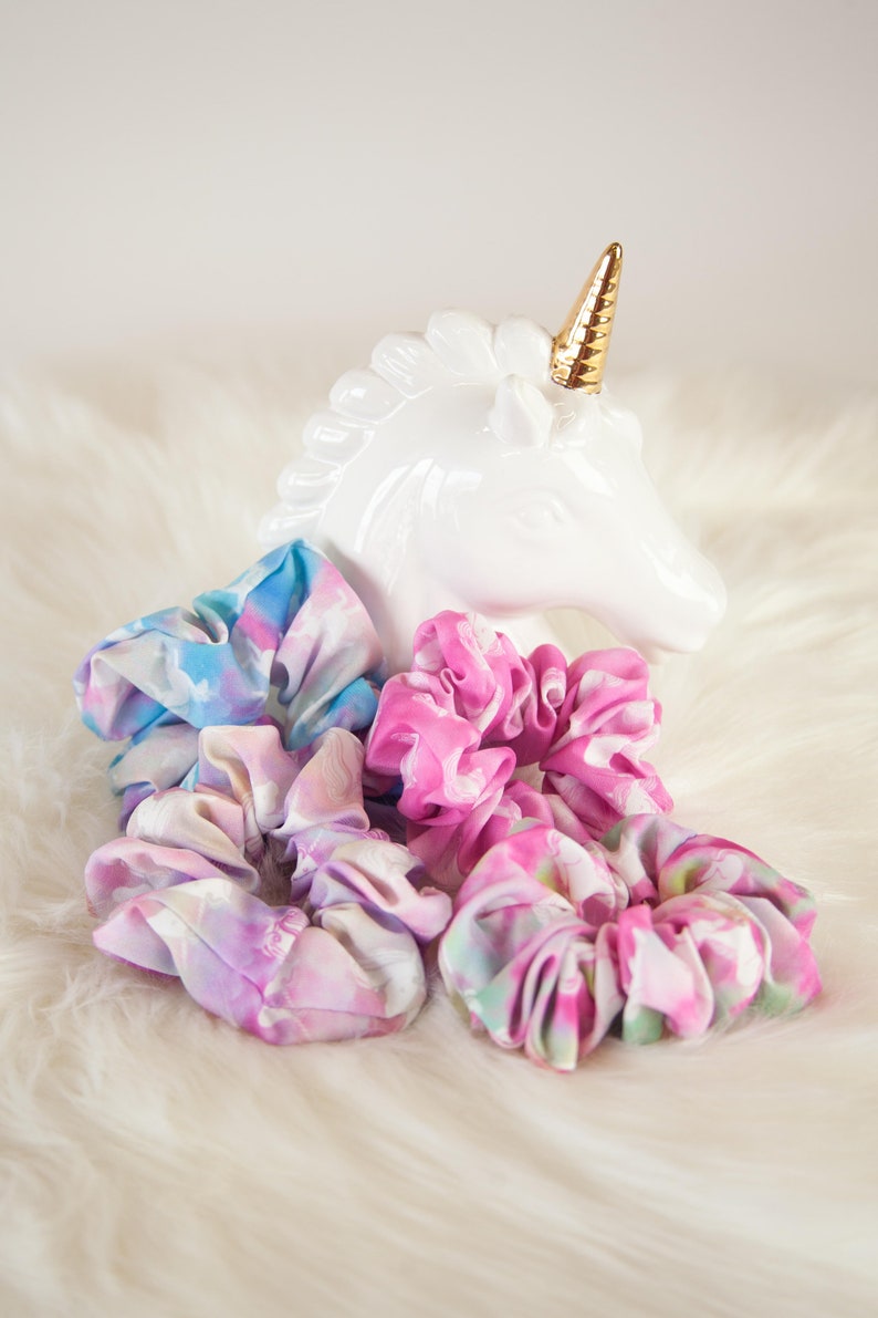 UNICORN Hair Scrunchies Unicorn Scrunchie Pack Hair Ties Etsy