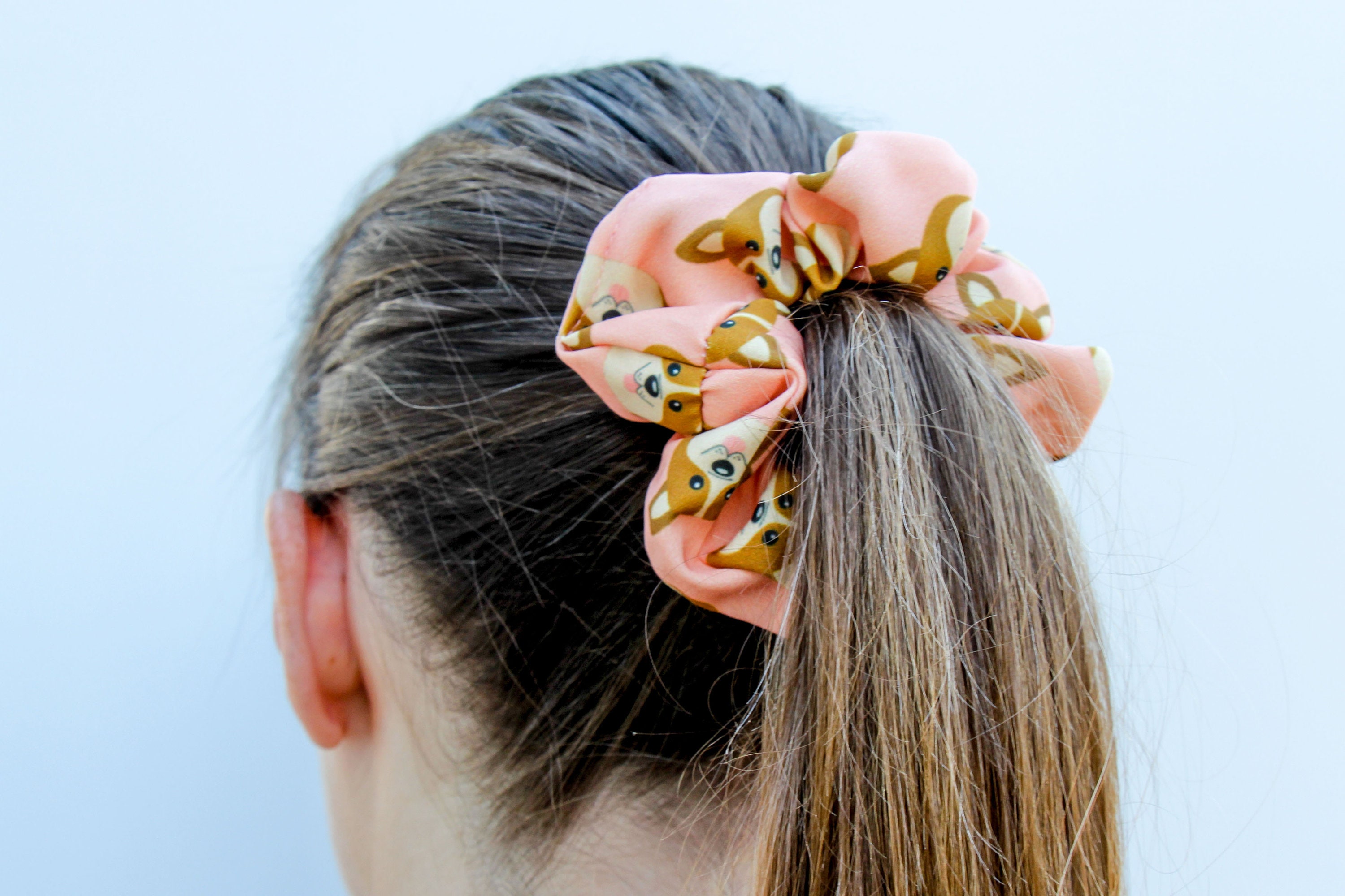 DOG Hair Scrunchies Hair Ties Gentle Hair Elastic Etsy