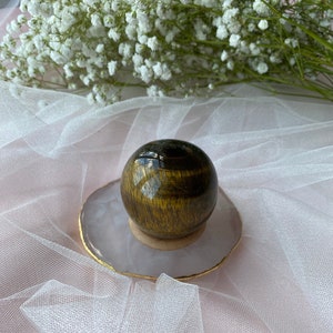 Tigers Eye Sphere - Gemstone Ball - Tigers Eye Ball - Spiritual Stones