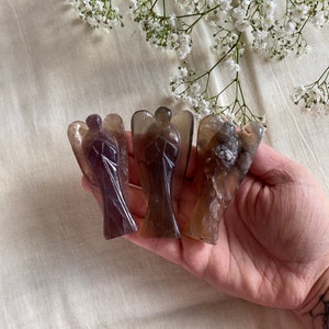 3” Fluorite Angel - Angel Figurine - Support Gift - Christmas Gift