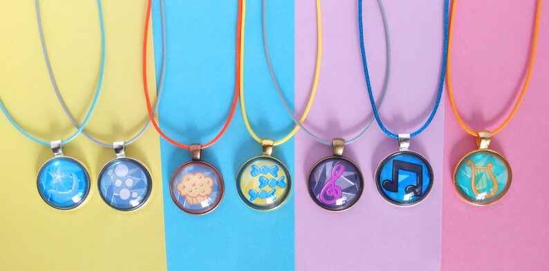 My Little Pony Necklace, Background Ponies, Equestria Girls Geodes, 1 ...