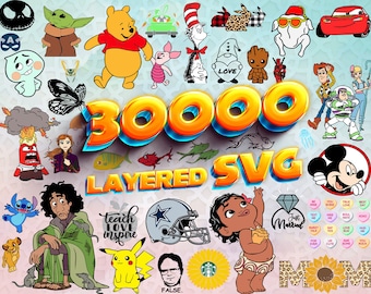 3k+LAYERED SVG BUNDLE, Superhero svg, Cricut Printable Clipart, svg mega bundle, Princess svg files for cricut
