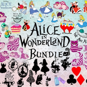 Alice svg bundle, Easy to use High quality designs,