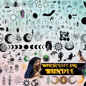 witchcraft svg bundle, celestial svg bundle, mystical svg, Magic and Celestial SVG bundle +350 designs,  Moon SVG, Celestial SVG, Witch Svg