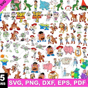 Toy Story SVG Bundle, Dxf, Png, Svg, Eps, Woody SVG, Bo peep svg, Mug svg, Cut File, Tshirt svg