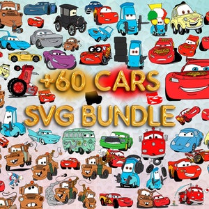 Cars svg bundle, LAYERED SVG Bundle, Lightning McQueen Cars Vector svg, cars svg, Lightning mcqueen svg, Cars PNG, cars clip art, cars png