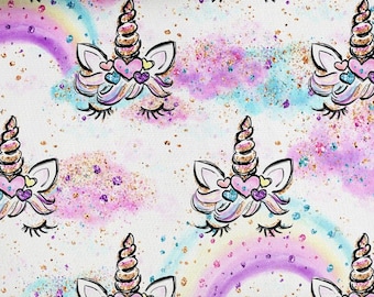 Unicorn Cotton Fabric, Nursery Fabric, Premium Textile, Cloth For Baby, The Highest Quality